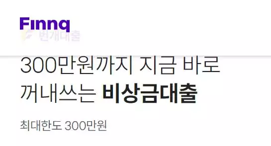 핀크 비상금대출: 최대 300만원까지! 2가지 방식 선택 가능